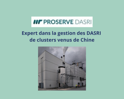PROSERVE DASRI collecte et traite les déchets de soins à risques infectieux (dasri).